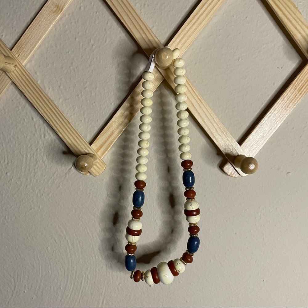 Boho beaded necklace